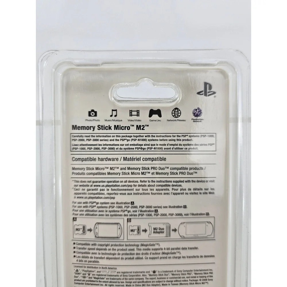 Sony Memory Stick Micro M2 4GB Memory Card for PSP Black NEW